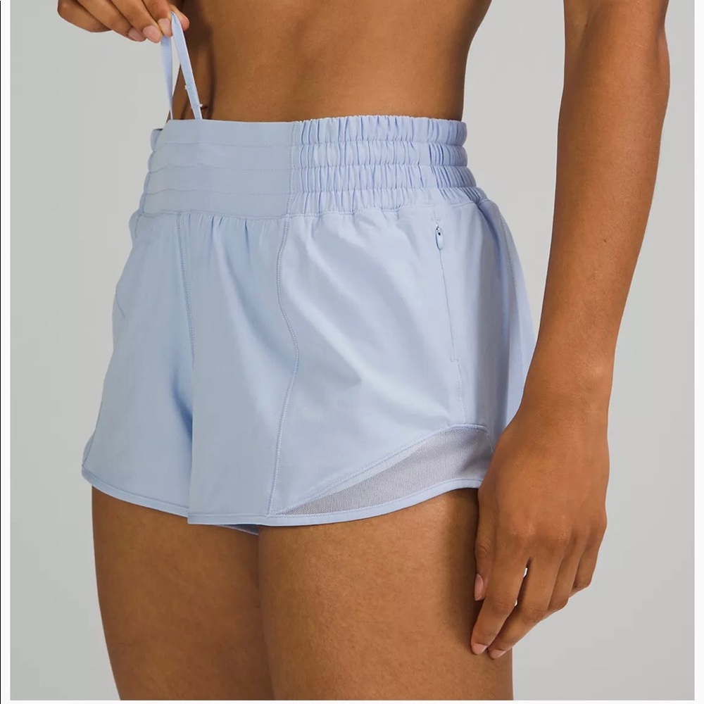 Lululemon Hotty Hot HR Short 2.5 - Blue Linen, 2